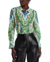Kobi Halperin Claire Blouse In Capri Multi