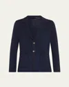 Kobi Halperin Clove Two-button Cardigan Sweater In Blue