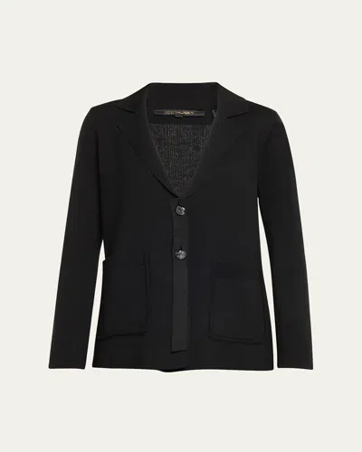 Kobi Halperin Clove Two-button Cardigan Sweater In Black