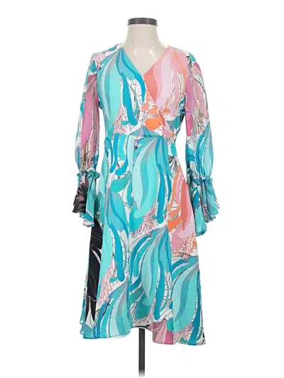 Pre-owned Kobi Halperin Cocktail Dress In Teal