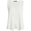Kobi Halperin Colette Silk Blend Button-up Top In White