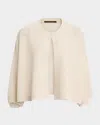 Kobi Halperin Cove Dolman-sleeve Shimmer Mesh Sweater