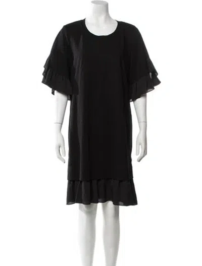Pre-owned Kobi Halperin Crew Neck Knee-length Dress W/ Tags In Black