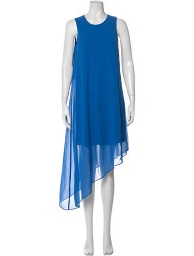 Pre-owned Kobi Halperin Crew Neck Knee-length Dress W/ Tags In Blue