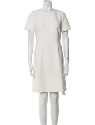 Pre-owned Kobi Halperin Crew Neck Mini Dress In Neutral