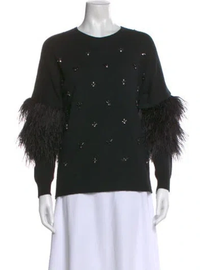 Pre-owned Kobi Halperin Crew Neck Sweater In Black