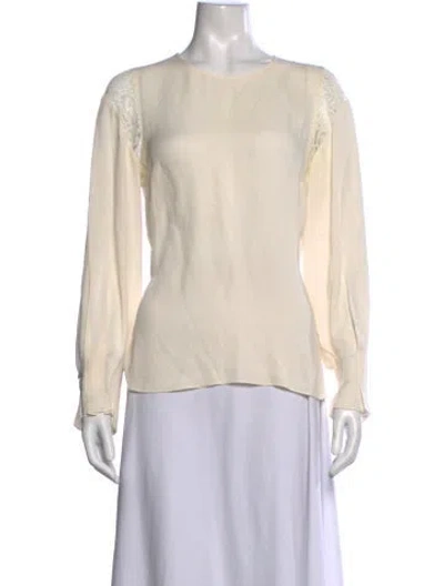 Pre-owned Kobi Halperin Crew Neck Sweater In Neutrals