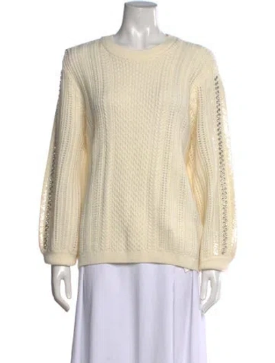 Pre-owned Kobi Halperin Crew Neck Sweater W/ Tags In Neutrals