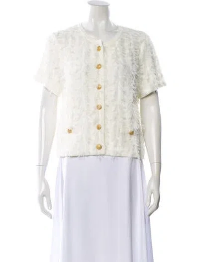 Pre-owned Kobi Halperin Crew Neck Sweater In White