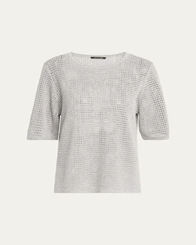 Kobi Halperin Crewneck Mesh-knit Sweater