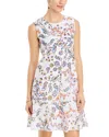 Kobi Halperin Daniela Sleeveless Dress In Ivory/multi