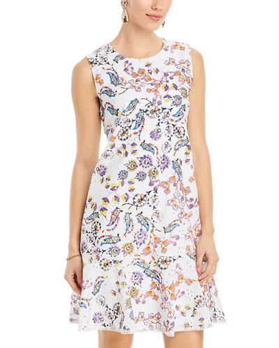 Kobi Halperin Daniela Sleeveless Dress In Ivory/multi