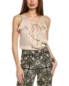 Kobi Halperin Demy Silk-blend Blouse In Black