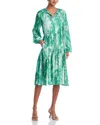 Kobi Halperin Elias Dress In Lush Green Multi