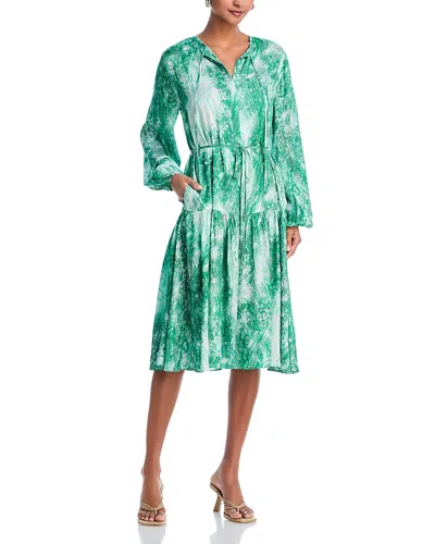 Kobi Halperin Elias Dress In Lush Green Multi