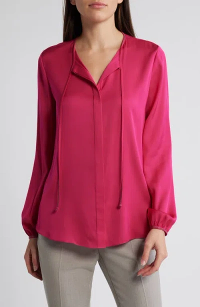 KOBI HALPERIN KOBI HALPERIN ELIZA SILK BLEND BUTTON-UP TOP