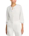 Kobi Halperin Eliza Stretch Silk Blouse In Ivory
