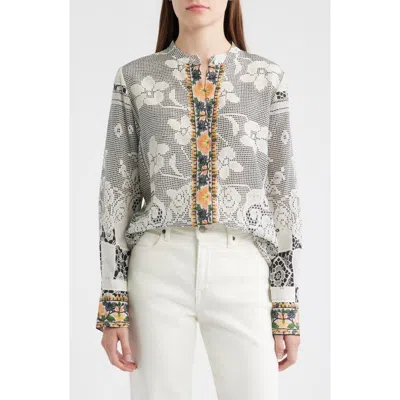 Kobi Halperin Eloise Woven Silk Shirt