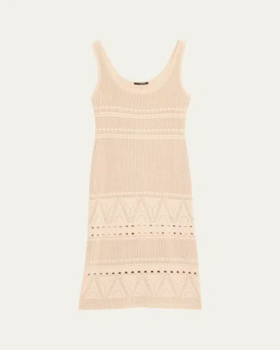 Kobi Halperin Emerson Scoop-neck Cotton Knit Dress In Multi