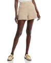 Kobi Halperin Eryx Wide-leg Tweed Shorts In Beige