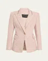 Kobi Halperin Fiorellie Fray Jacket In Light Pink