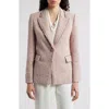 Kobi Halperin Fiorellie Fray Jacket In Light Pink