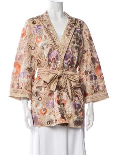 Pre-owned Kobi Halperin Floral Print Jacket In Multi