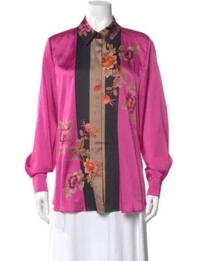 Pre-owned Kobi Halperin Floral Print Mini Dress In Pink