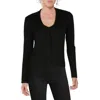 Kobi Halperin Florence Womens Wool Layered Cardigan Sweater In Black