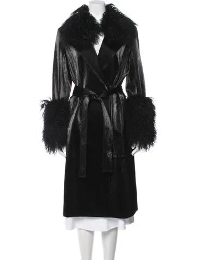Pre-owned Kobi Halperin Fur Coat In Black