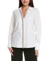 Kobi Halperin Gabbay Embellished Button-down Blouse In White