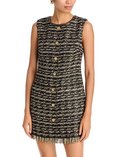 Kobi Halperin Gillian Fringe Trim Mini Dress In Multi