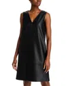 Kobi Halperin Graylen Sleeveless Vegan Leather Dress In Black