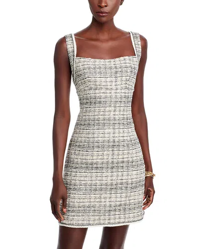 Kobi Halperin Hallie Tweed Dress In Ivory Multi