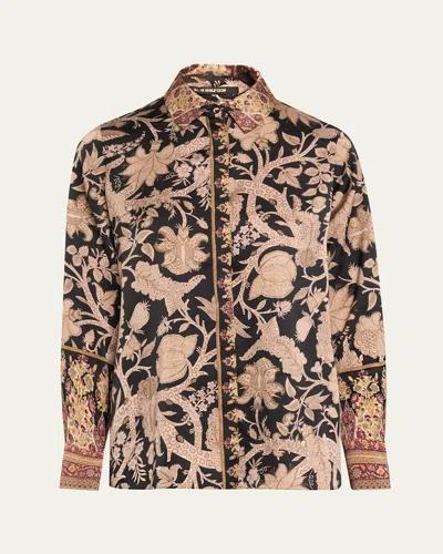 Kobi Halperin Hallow Floral Button-down Shirt In Multi