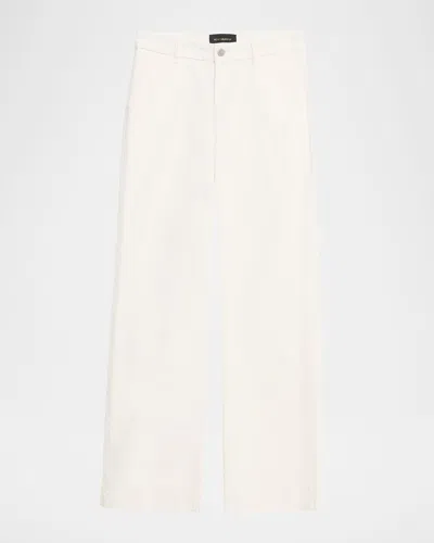 Kobi Halperin Hannah High-rise Corduroy Pants In White