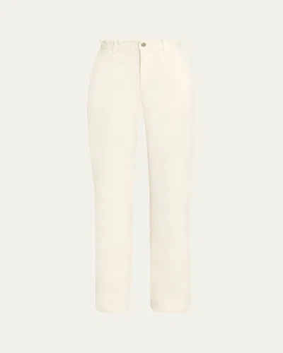 Kobi Halperin Hannah High-rise Corduroy Pants In White