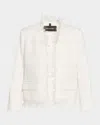 Kobi Halperin Harper Tweed Jacket In White