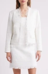 Kobi Halperin Harper Tweed Jacket In White