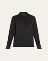 Kobi Halperin Havana Chain-trim Silk Blouse In Black