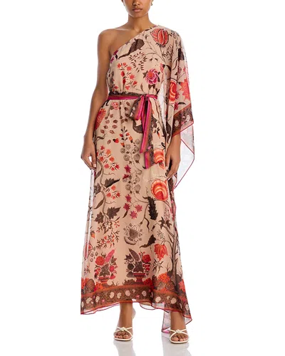 Kobi Halperin Hazel One-shoulder Dress In Natural Multi