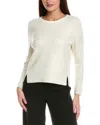 Kobi Halperin Holli Rhinestone Wool-blend Sweater In White