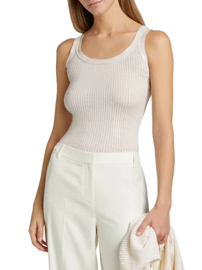Kobi Halperin Isla Tank In Ivory In Multi