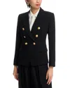 Kobi Halperin Jaxy Double-breasted Blazer Jacket In Black