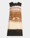 Kobi Halperin Jo Sleeveless Ombre Mini Dress In Natural Multi