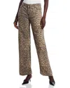Kobi Halperin Joan Leopard Print Jeans In Natural Multi In Neutral