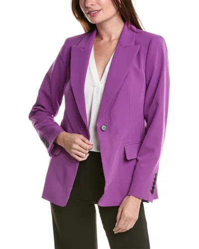 Kobi Halperin Jordi Twill Blazer In Purple