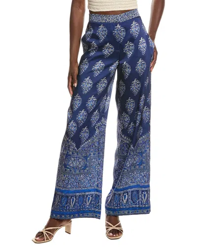 Kobi Halperin Josie Printed Pant In Blue