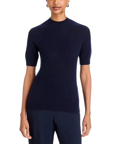 Kobi Halperin Josie Short Sleeve Cashmere Sweater In Blue