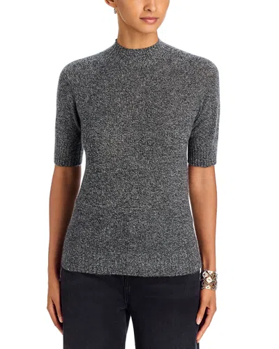 Kobi Halperin Josie Short Sleeve Cashmere Sweater In Gray